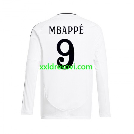 Real Madrid Kylian Mbappé 9 Domaći Nogometni Dres 2024-2025 Dugim Rukavima